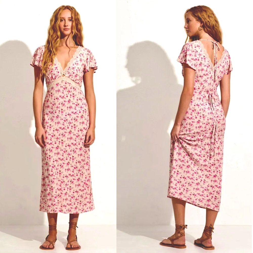 Auguste The Label Rianne Floral Midi Dress